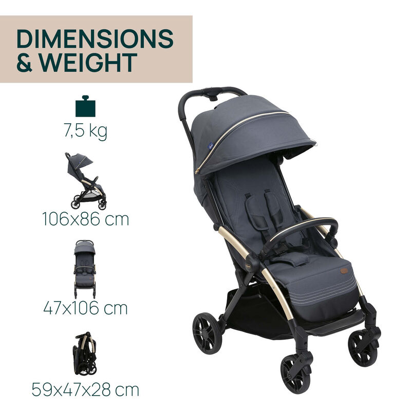 Goody XPlus Dark Shadow Stroller image number 3